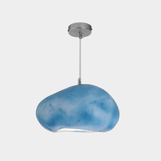 Avi Suspension Pain Moderne, Résine/Acrylique, Bleu/Gris/Noir, Chambre