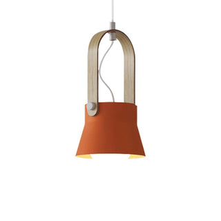 Valentina Vintage Suspension Noir/Orange Métal/Bois Chambre à coucher