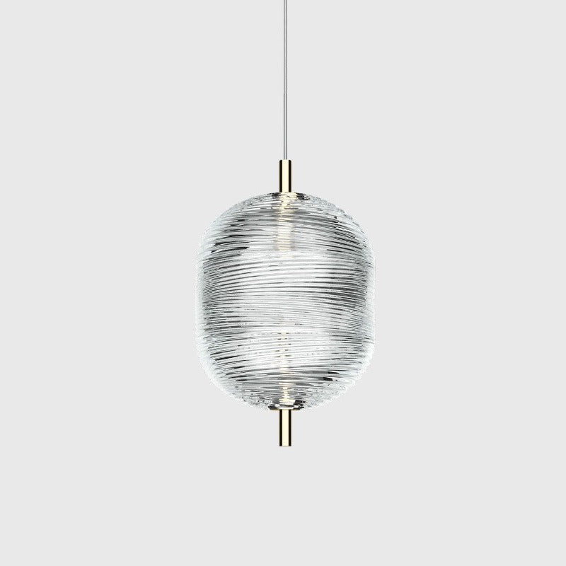 Valentina Suspension Globe Moderne, Verre/Métal, Noir/Or, Chambre