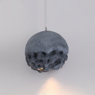 Avi Suspension Irrégulier Naturelle, Résine/Acrylique, Bleu/Gris/Bronze, Salon