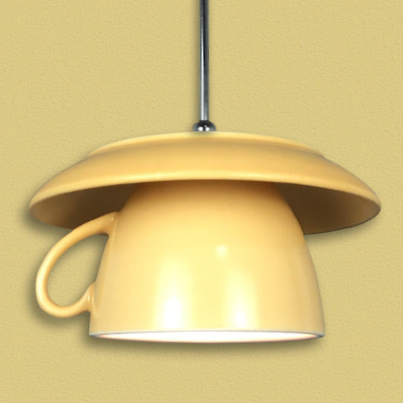 Valentina Pop Art Tasse Céramique LED Suspension Chambre à Coucher
