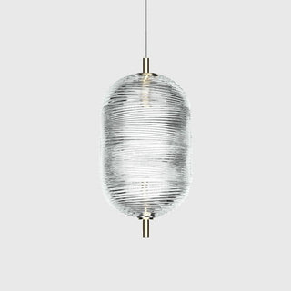 Valentina Suspension Globe Moderne, Verre/Métal, Noir/Or, Chambre