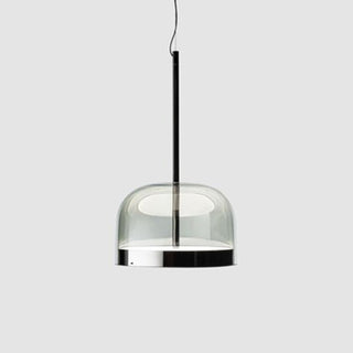 Valentina Suspension Nordique, Métal/Verre, Noir/Or, Salle à Manger
