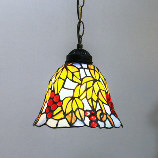 Tiffany Cottage LED Suspension Métal Verre Chambre À Coucher/Salon