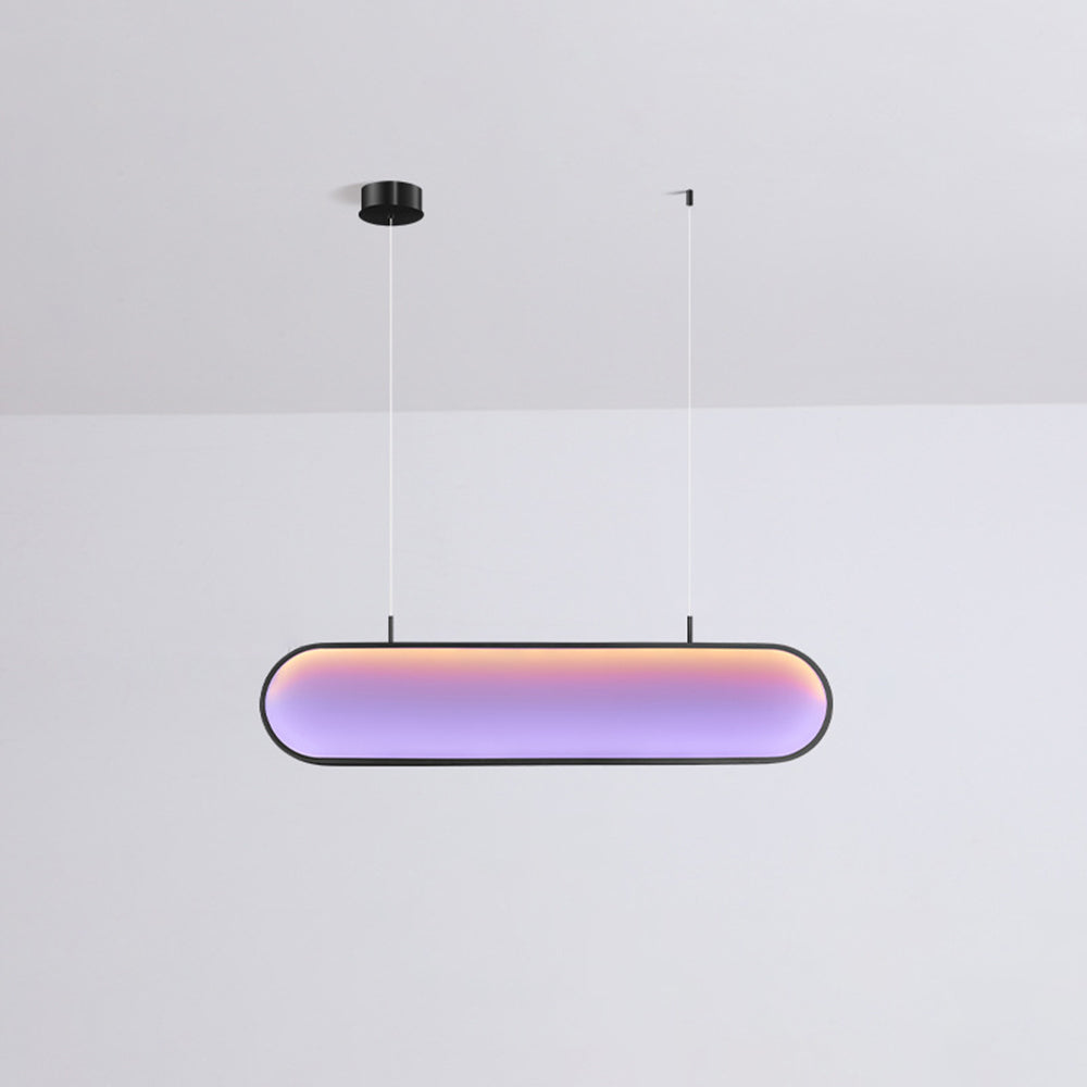 Valentina Suspension Ronde Contemporaine, Métal/Acrylique, Noir/Or/Argent, Cuisine/Salon