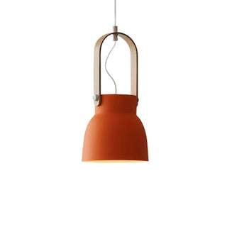 Valentina Vintage Suspension Noir/Orange Métal/Bois Chambre à coucher