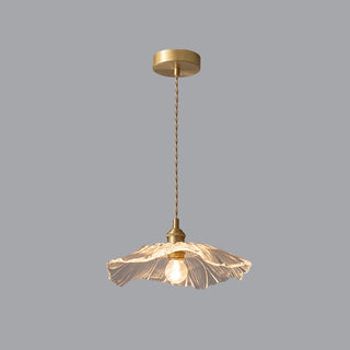 Arisha Suspension Dôme Vintage, Cuivre/Verre, Transparent/Vert, Chambre à Coucher/Salon