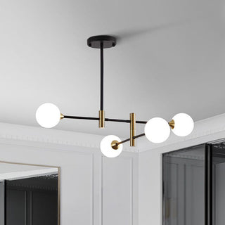 Valentina Design Italien Luminaires Suspensions Globe Moderne Métal/Verre Blanc Laiteux/Clair Chambre/Salon
