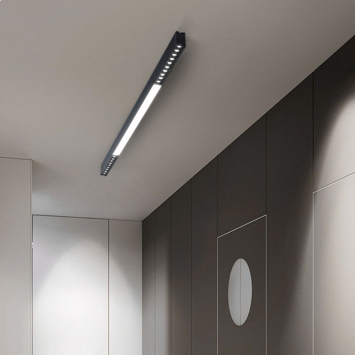 Line Suspension Flottante Moderne en Aluminium