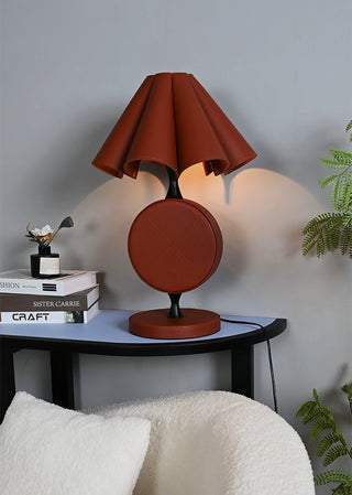 Saddle Stitch Table Lamp-Neutral Decor