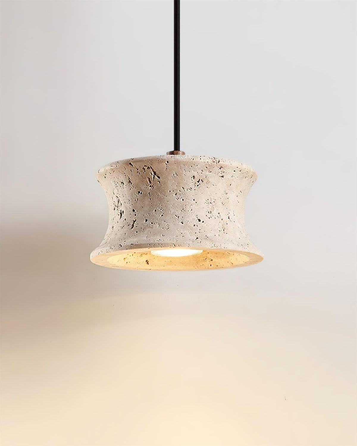 Ritta Pendant Lamp Travertine Sculptural - Neutralighting