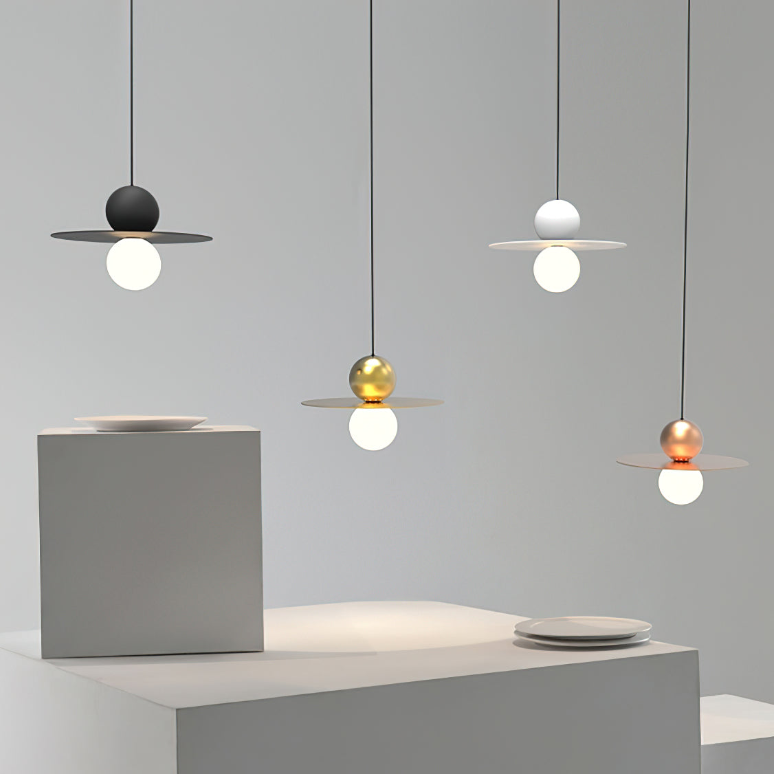 Sky Hat Pendant Light-Neutral Decor