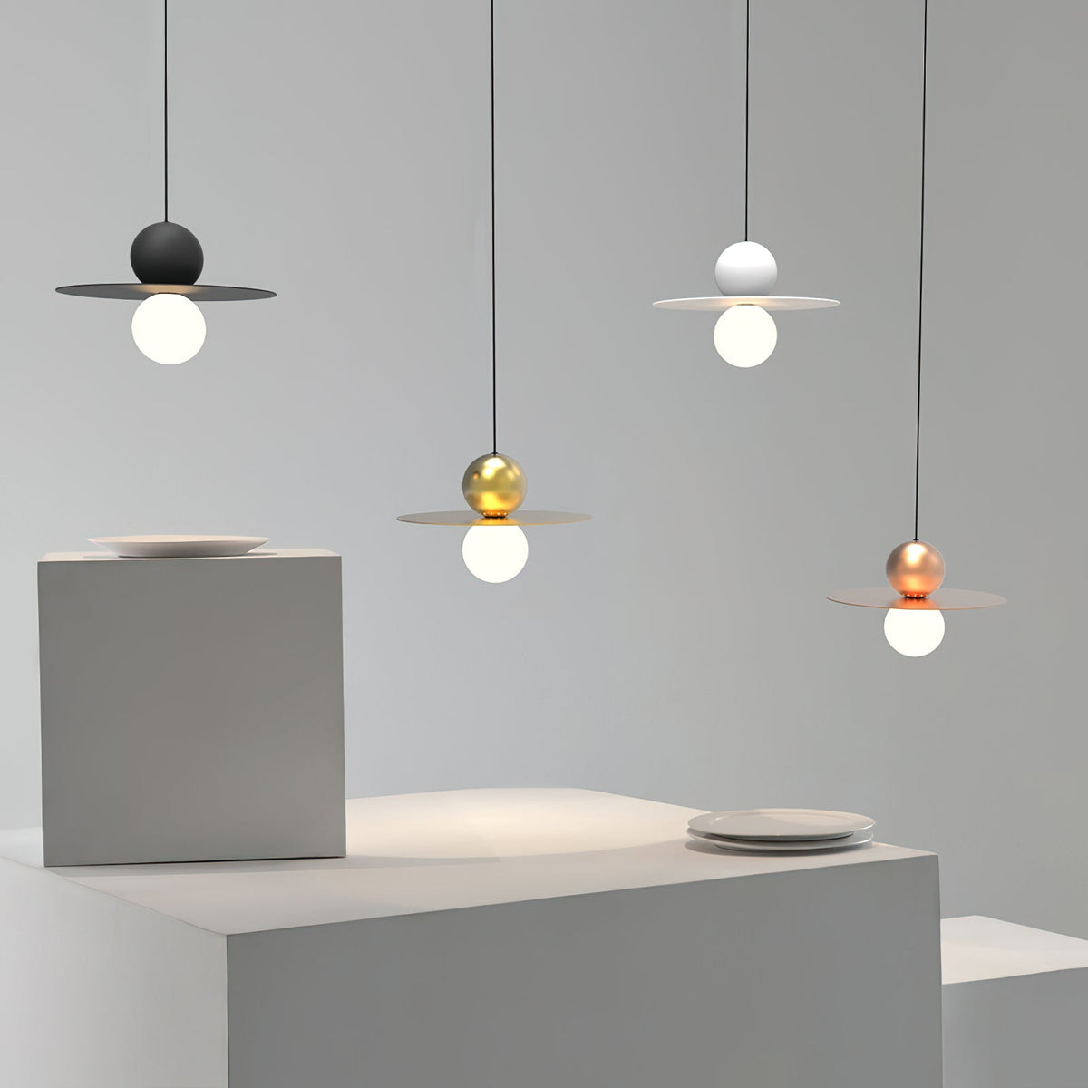 Sky Hat Pendant Light-Neutral Decor