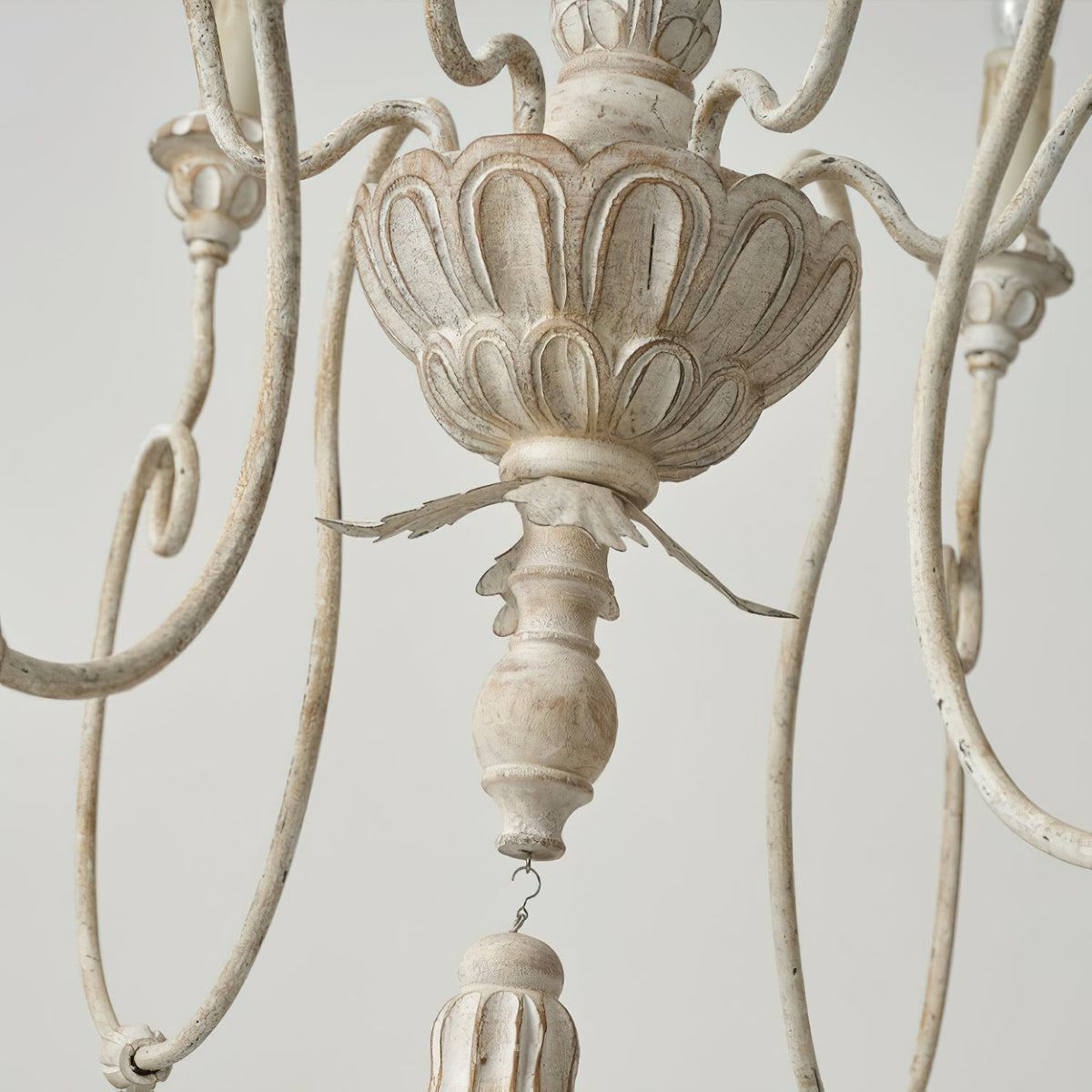 Viphaor Lustre en Bois et Métal Style Industriel Vintage