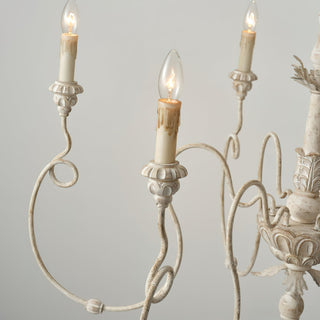 Viphaor Lustre en Bois et Métal Style Industriel Vintage