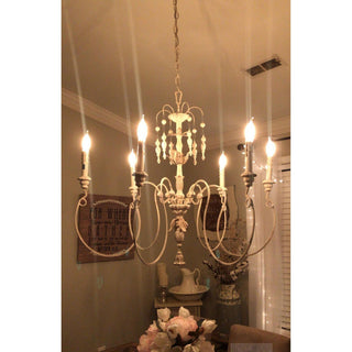 Viphaor Lustre en Bois et Métal Style Industriel Vintage