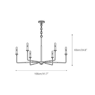Blikuvyi Lustre Métallique Industriel Moderne Minimaliste