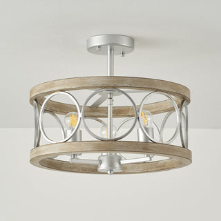 Arthaen Lampe de Plafond Métallique Industrielle Vintage