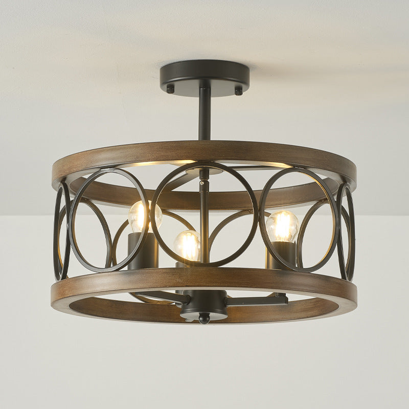 Arthaen Lampe de Plafond Métallique Industrielle Vintage