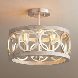 Arthaen Lampe de Plafond Métallique Industrielle Vintage