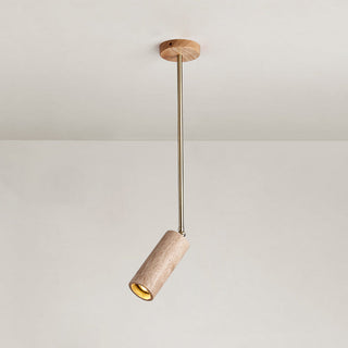 Syraeia Lampe de Plafond en Bois et Travertin Moderne Minimaliste