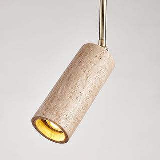Syraeia Lampe de Plafond en Bois et Travertin Moderne Minimaliste