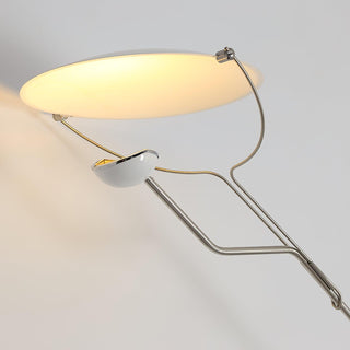 Olvenel Sculptural Chrome Marble Floor Lamp-Neutral Decor