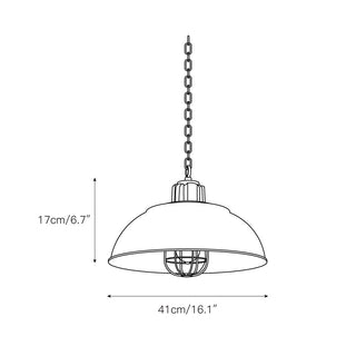 Mydorila Suspension Métallique Industrielle Vintage