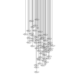 Vecarisra Suspension Lampes Art Verre Tidal Luxe