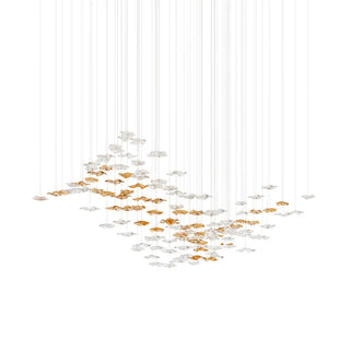 Vecarisra Suspension Lampes Art Verre Tidal Luxe