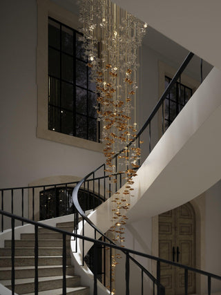Cezorisra Lustre Linéaire en Laiton de Luxe