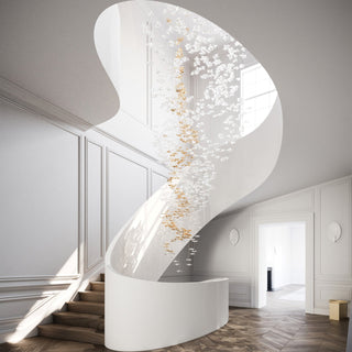 Cezorisra Lustre Linéaire en Laiton de Luxe