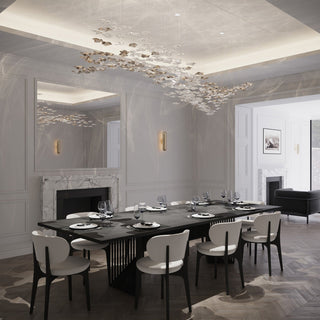 Vecarisra Suspension Lampes Art Verre Tidal Luxe