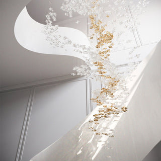 Cezorisra Lustre Linéaire en Laiton de Luxe