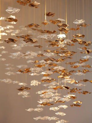 Cezorisra Lustre Linéaire en Laiton de Luxe