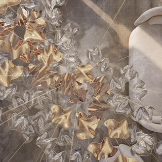 Vecarisra Suspension Lampes Art Verre Tidal Luxe
