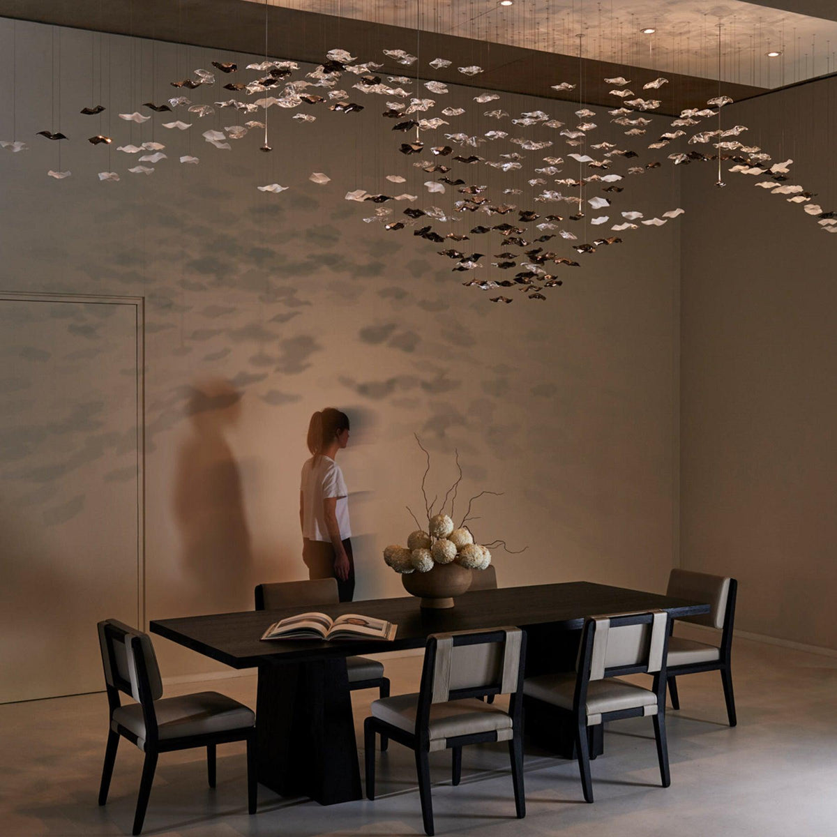 Cezorisra Lustre Linéaire en Laiton de Luxe