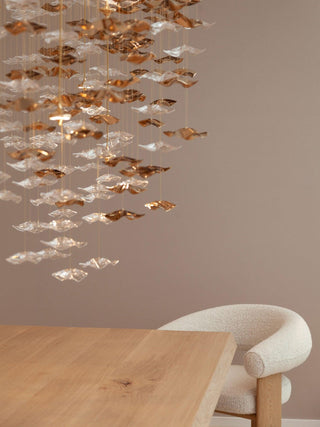 Vecarisra Suspension Lampes Art Verre Tidal Luxe