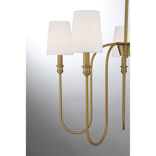 Evraeel Lustre en Métal et Tissu Moderne Minimaliste