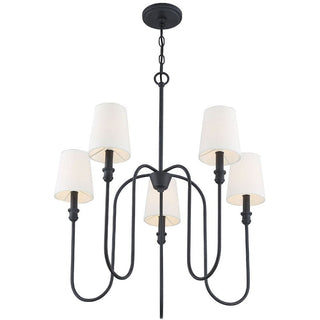 Evraeel Lustre en Métal et Tissu Moderne Minimaliste