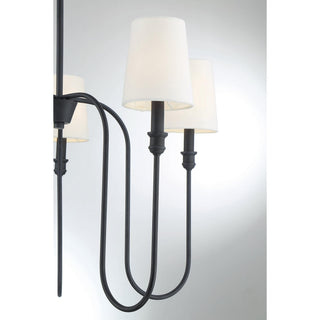 Evraeel Lustre en Métal et Tissu Moderne Minimaliste