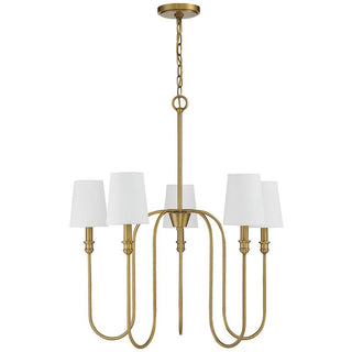 Evraeel Lustre en Métal et Tissu Moderne Minimaliste