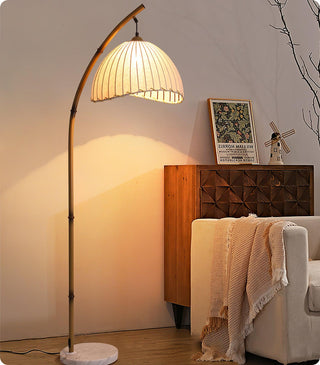 Liveno Lampadaire Minimaliste en Marbre