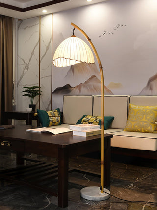 Liveno Lampadaire Minimaliste en Marbre