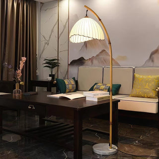 Liveno Lampadaire Minimaliste en Marbre