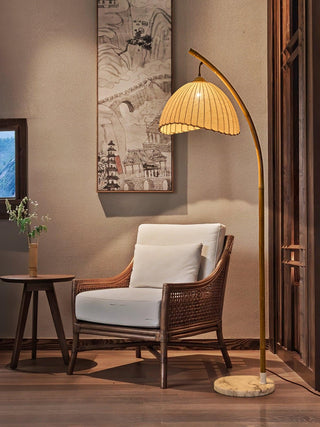 Liveno Lampadaire Minimaliste en Marbre
