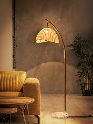 Liveno Lampadaire Minimaliste en Marbre