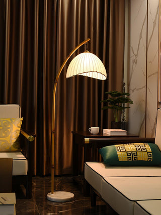 Liveno Lampadaire Minimaliste en Marbre