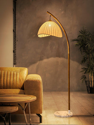 Liveno Lampadaire Minimaliste en Marbre