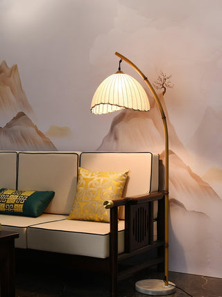 Liveno Lampadaire Minimaliste en Marbre